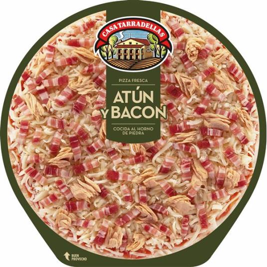 PIZZA DE ATUN Y BACON TARRADELLAS 435G