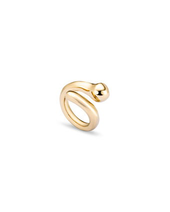Anillo bañado en oro 18k, Dorado