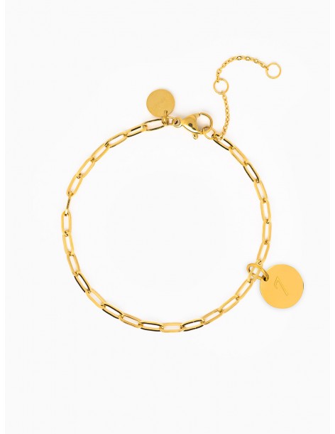 PULSERA DE LA SUERTE DORADA...