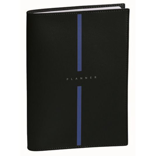 Agenda 16m Billy A6 sem/vista mult 24-25 negro