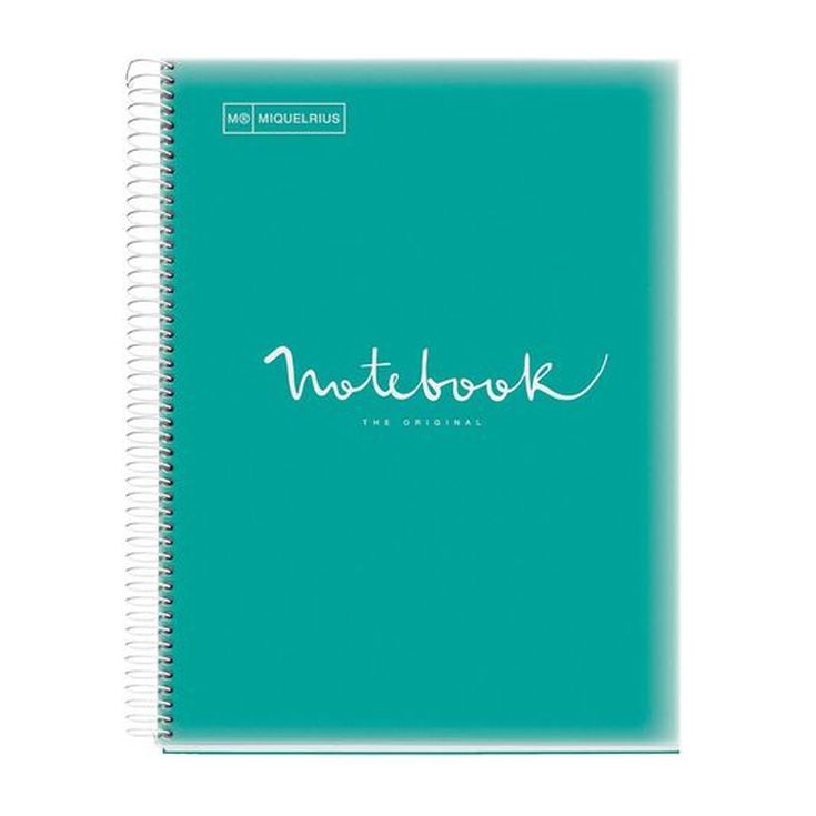 Notebook 1 A4 Miquelrius Emotions 80 hojas turquesa
