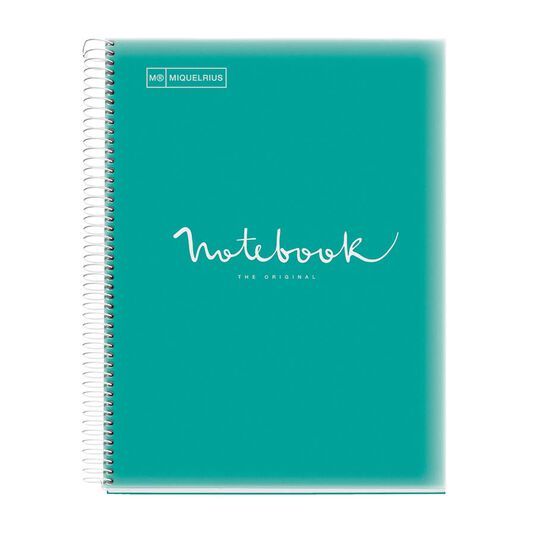 Notebook 1 A4 Miquelrius Emotions 80 hojas turquesa