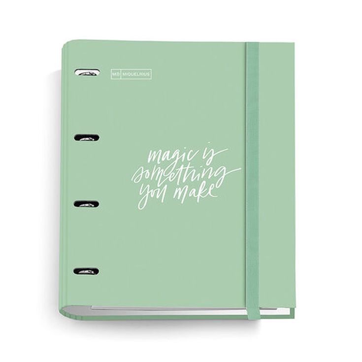 Carpeta Miquelrius Message A4 con Recambio anillas Menta