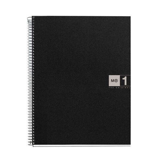 Libreta espiral Miquelrius A4 80 hojas 5x5 gris