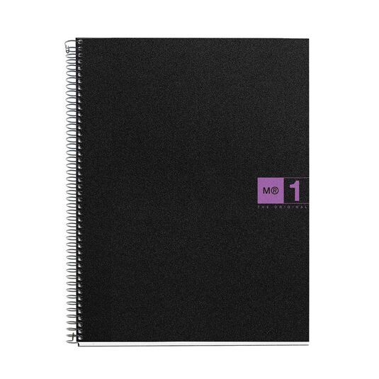 Libreta espiral Miquelrius A4 80 hojas 5x5 lila