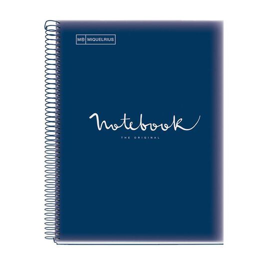 Notebook 1 A4 Miquelrius Emotions 80 hojas azul marino