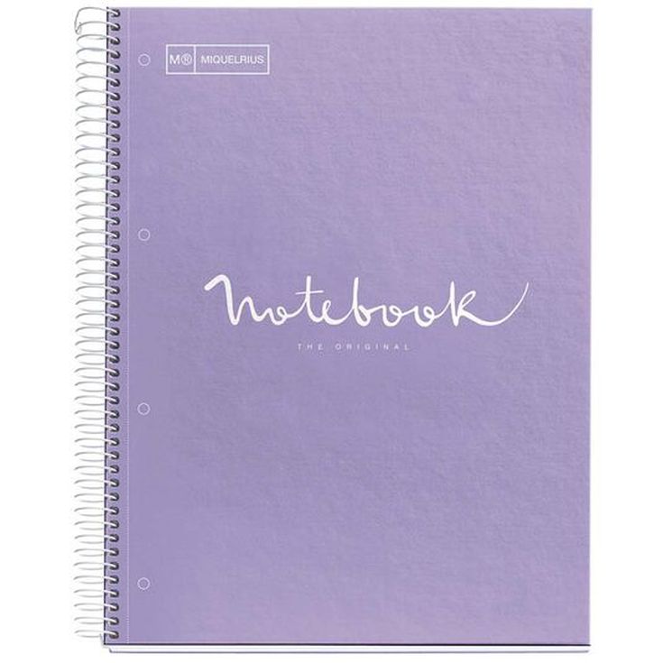 Notebook 5 A4 Miquelrius Emotions 120 hojas lavanda