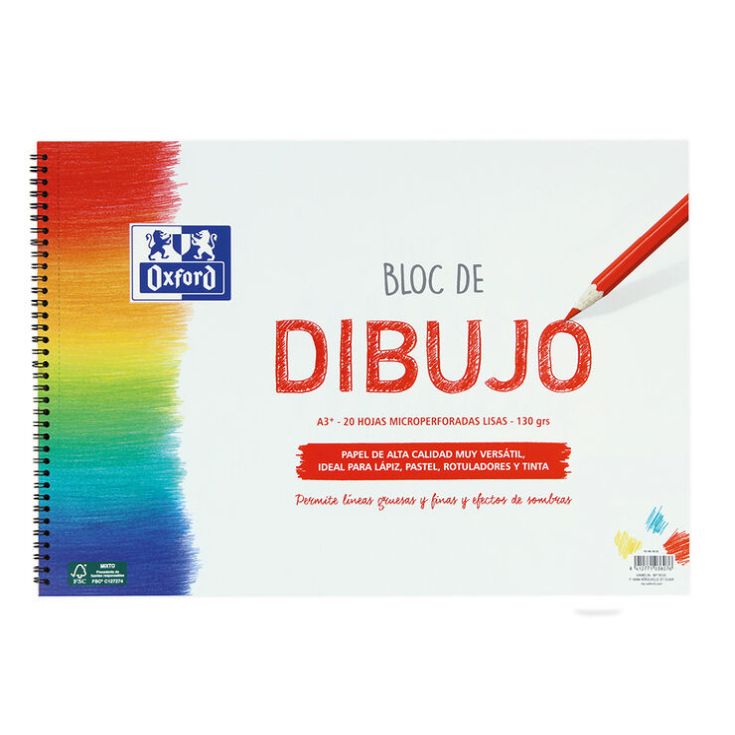 Bloc dibujo Oxford A3+ 20 hojas