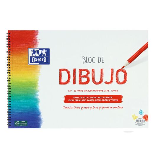 Bloc dibujo Oxford A3+ 20 hojas