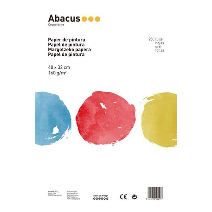 Láminas de dibujo y pintura Abacus A3++ 165g 250 hojas