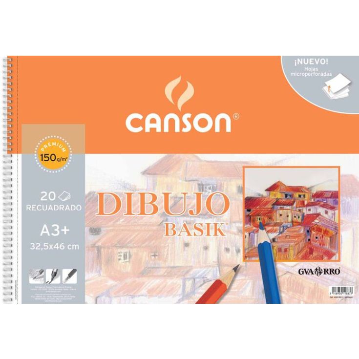 Bloc Canson de dibujo A4 20 hojas 150 g