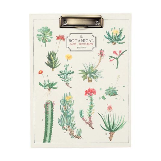 Carpeta A4 con Pinza Kokonote Botanical Cacti