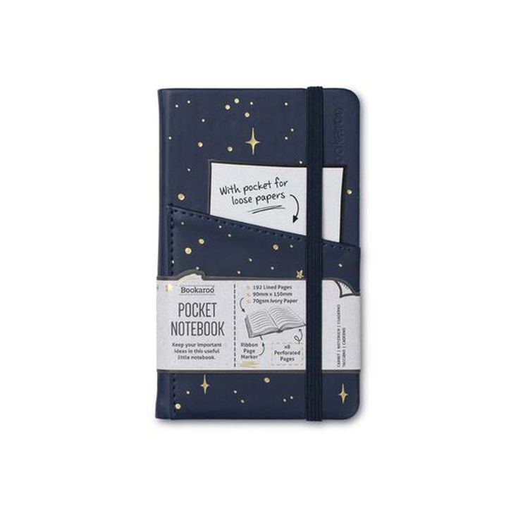 Libreta de bolsillo A6 raya Moon & Stars