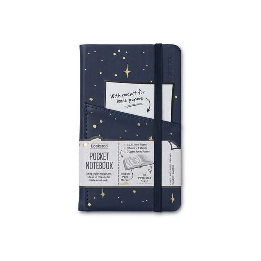 Libreta de bolsillo A6 raya Moon & Stars