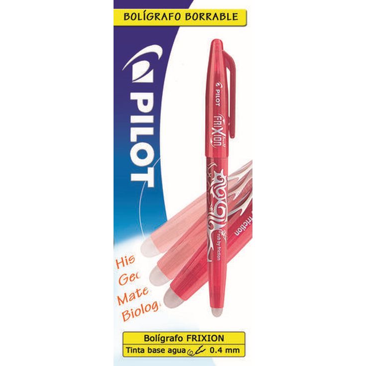Rotulador Pilot Frixion rojo