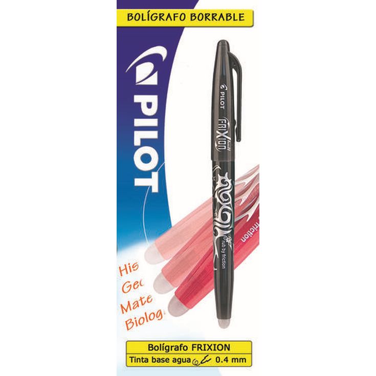 Rotulador Pilot Frixion negro