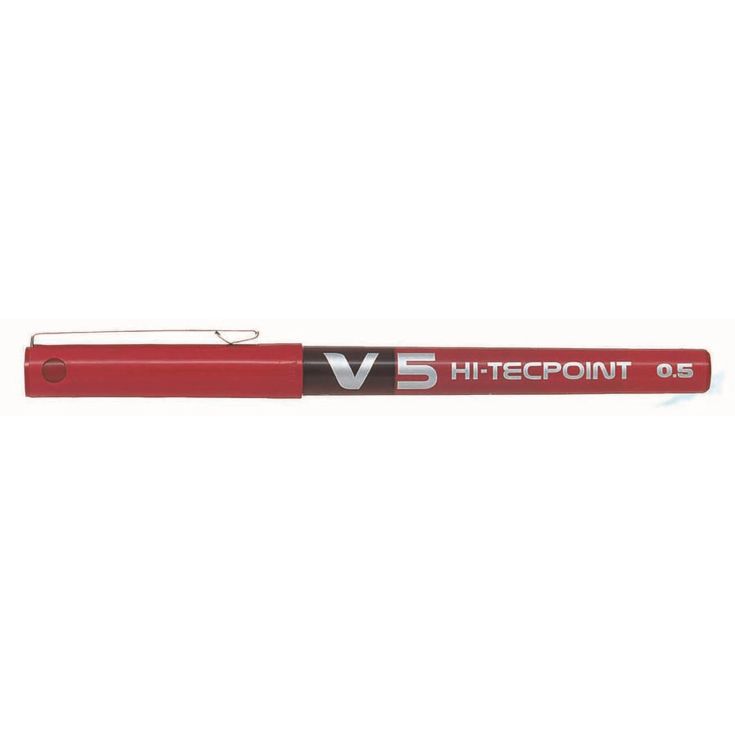 Roller Pilot V5 Hi-Tecpoint rojo