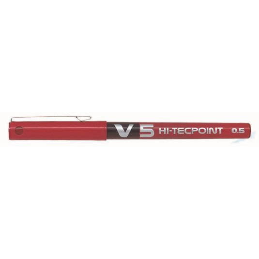 Roller Pilot V5 Hi-Tecpoint rojo