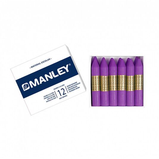 Cera grasa Manley violeta 12u