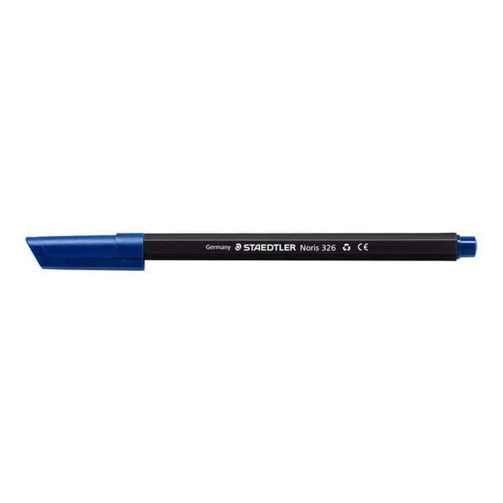Rotuladores Staedtler Noris 326 negro 10u