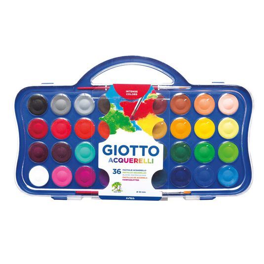 Acuarelas Giotto 36 colores
