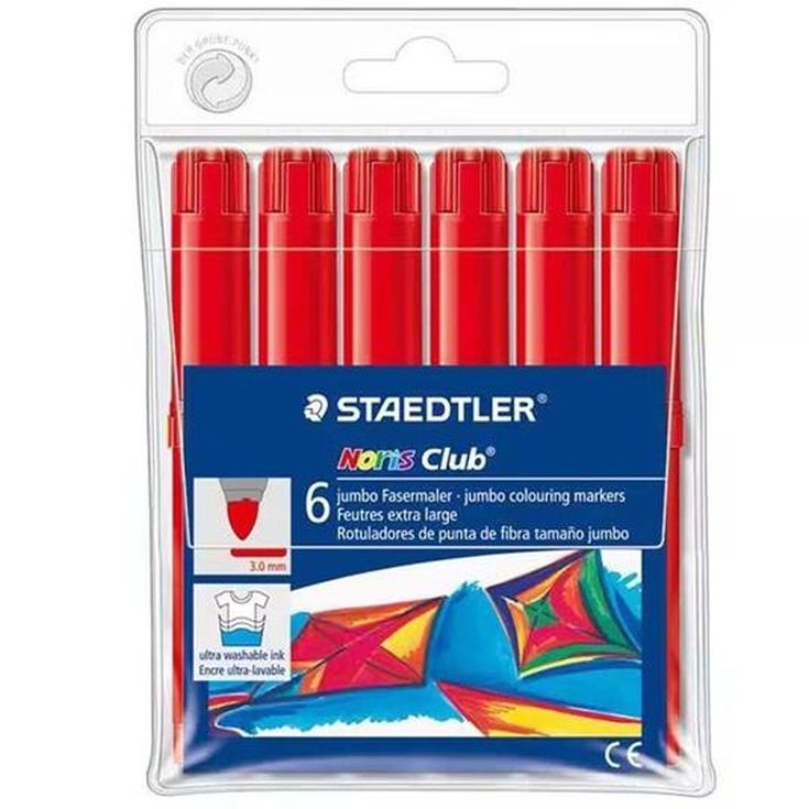 Rotulador Staedtler Noris 340 rojo 6u