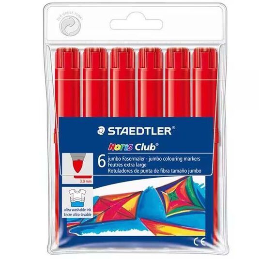 Rotulador Staedtler Noris 340 rojo 6u