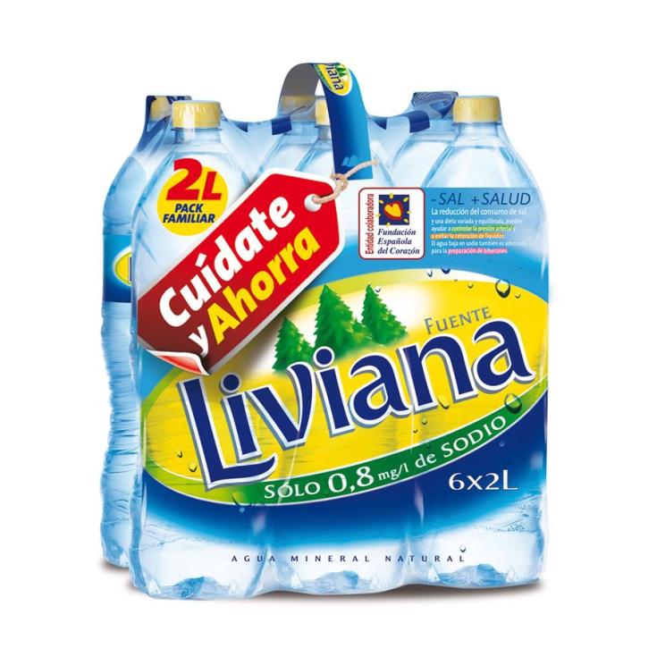 AGUA FUENT.LIVIANA BOTELL.2L